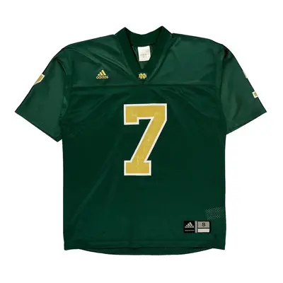 Notre Dame Fighting Irish Adidas Ncaa Jersey - Small Green Polyester