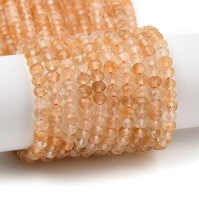 Natural Yellow Quartz Beads Strands