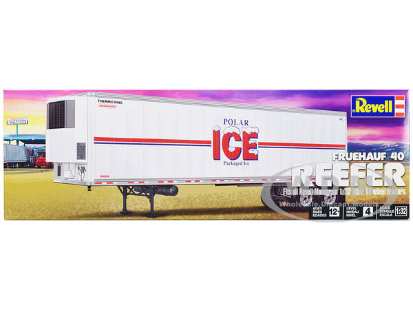 Level 4 Model Kit Fruehauf 40 Refrigerated Trailer \