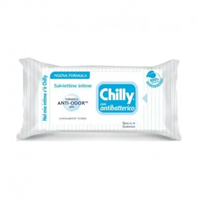 Chilly Antibacterial Intimate Wipes 12 pcs.