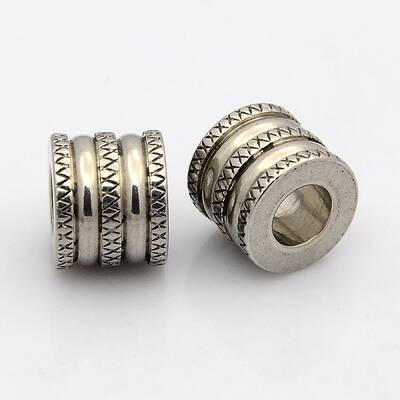 Tarnish Resistant Column 304 Stainless Steel Beads