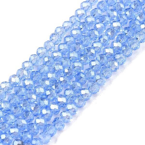 Electroplate Glass Beads Strands