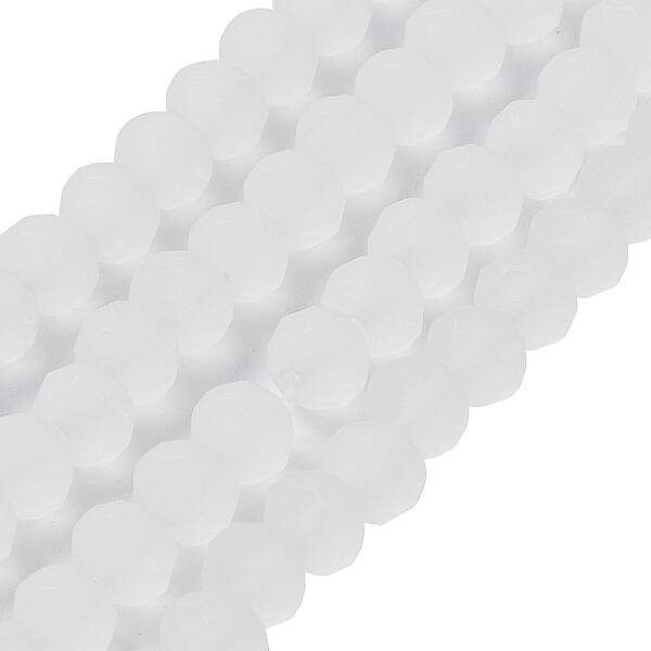 Transparent Glass Beads Strands