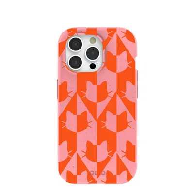 Bubblegum Pink Purr iPhone 15 Pro Case