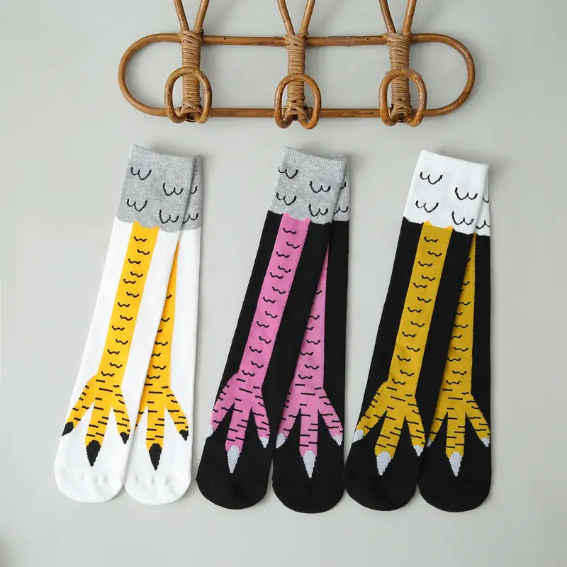 Kids Funny Socks, Cute Chicken Feet Socks Soft Elastic Non-slip Socks Socks Clothing Casual