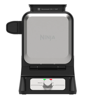 Ninja Belgian Waffle Maker PRO NeverStick BW1001 - Vertical Design Nonstick Interior 1000W with PrecisionPour Cup & Recipe Gu...