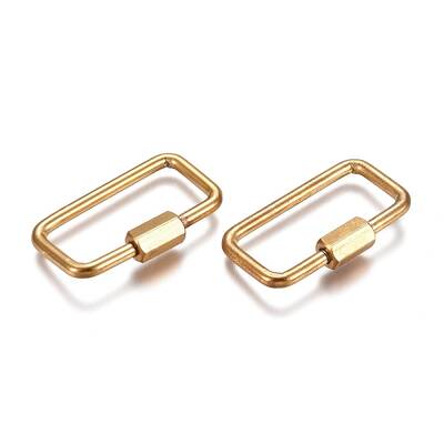304 Stainless Steel Screw Carabiner Lock Charms