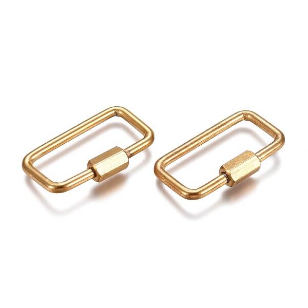 304 Stainless Steel Screw Carabiner Lock Charms