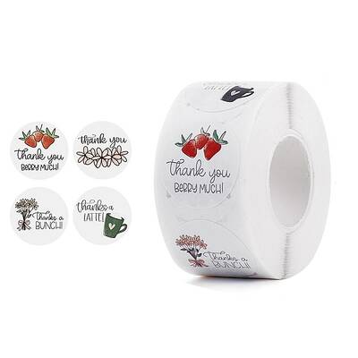 500Pcs Roll Stickers