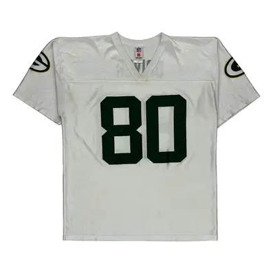 Green Bay Packers Nfl Jersey - Large White Polyester