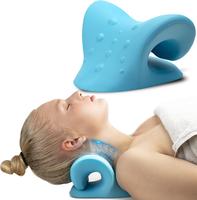 Neck and Shoulder Relaxer,Neck Hump Corrector,Chiropractic Pillow Neck Stretcher,Cervical Traction Device for TMJ Pain Relief...