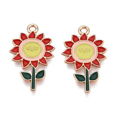 Alloy Enamel Pendants