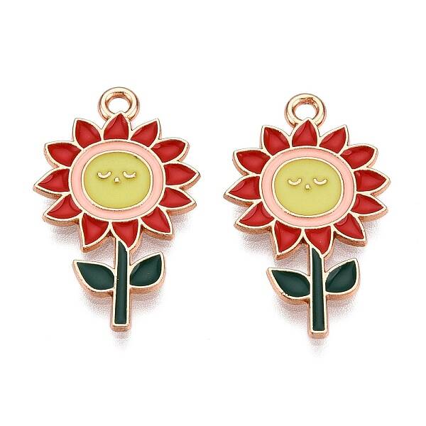 Alloy Enamel Pendants