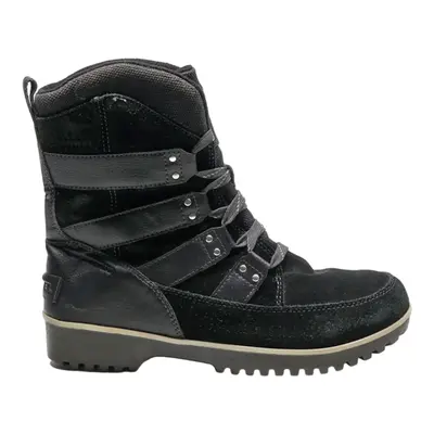 SOREL Snow Boots Black Synthetic Womens UK 6