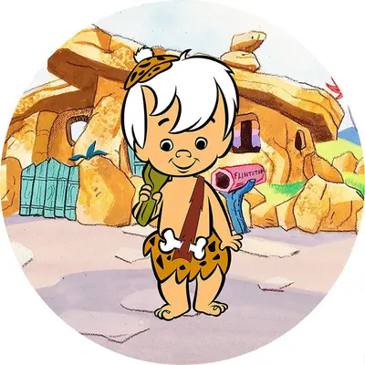 (Clearance | Ship In 24HR) Lovely Child Cartoon Themed Birthday Round Backdrop Kit