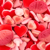 Super Soft Swedish Sweet Red Berry Mix - 1/2 Pound - Swedish Candy - Strawberry Cream - Mothers Day - Bonbon - Ideal for Gift...
