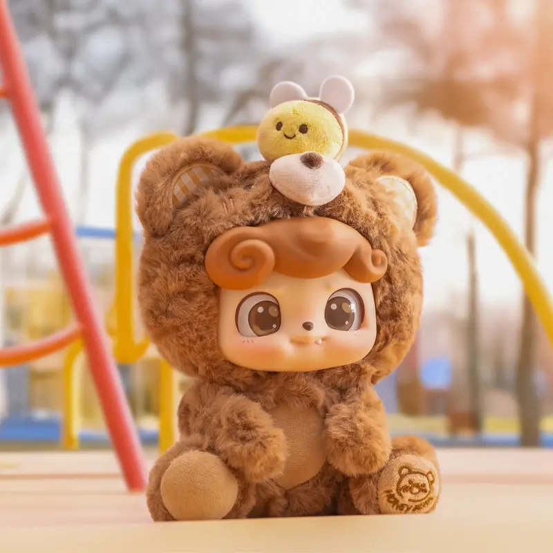 Q.Kid Animal Preschool Plush Blind Box Ship From US - For Bag Pendant or Keychain - Soft, Comfortable, Ideal Keychain pop Ani...