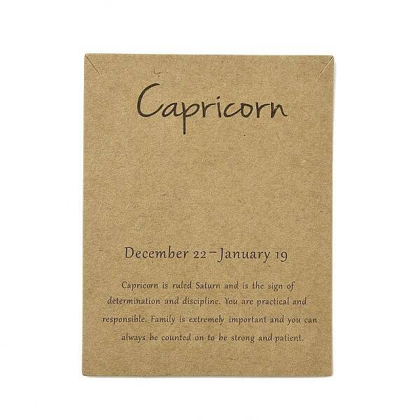 12 Constellation Theme Cardboard Jewelry Display Cards
