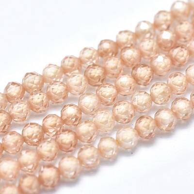 Cubic Zirconia Bead Strands