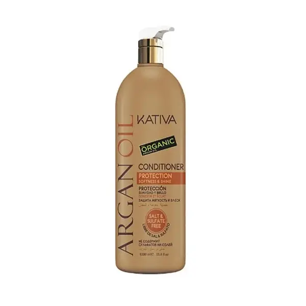 Balsamo all'olio di Argan Kativa Protezione Morbidezza e Lucentezza 1000ml