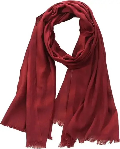Women's Cotton Scarves Lady Light Soft Fashion Solid Scarf Wrap Shawl Bamboo Short Beard Scarf hijab
