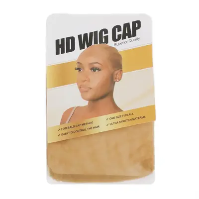 OQHAIR 1 PACK Invisible HD Human Hair Wig Cap Stretchable Elastic Hair Net For Women