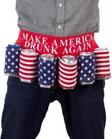 Unisex Themed Fourth of July USA Americana Patriotic Beverage Beer Belt
