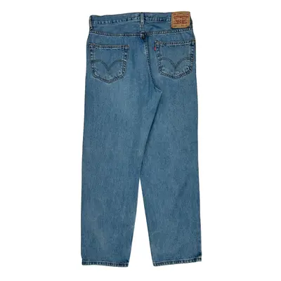 550 Relaxed Fit Levis Jeans - 36W 32L Blue Cotton
