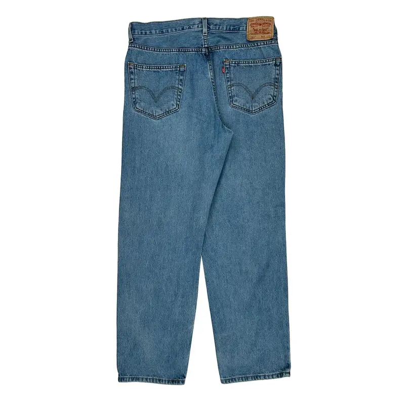 550 Relaxed Fit Levis Jeans - 36W 32L Blue Cotton