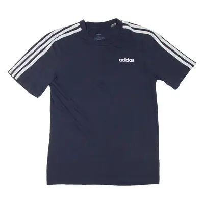 ADIDAS Mens T-Shirt Blue S