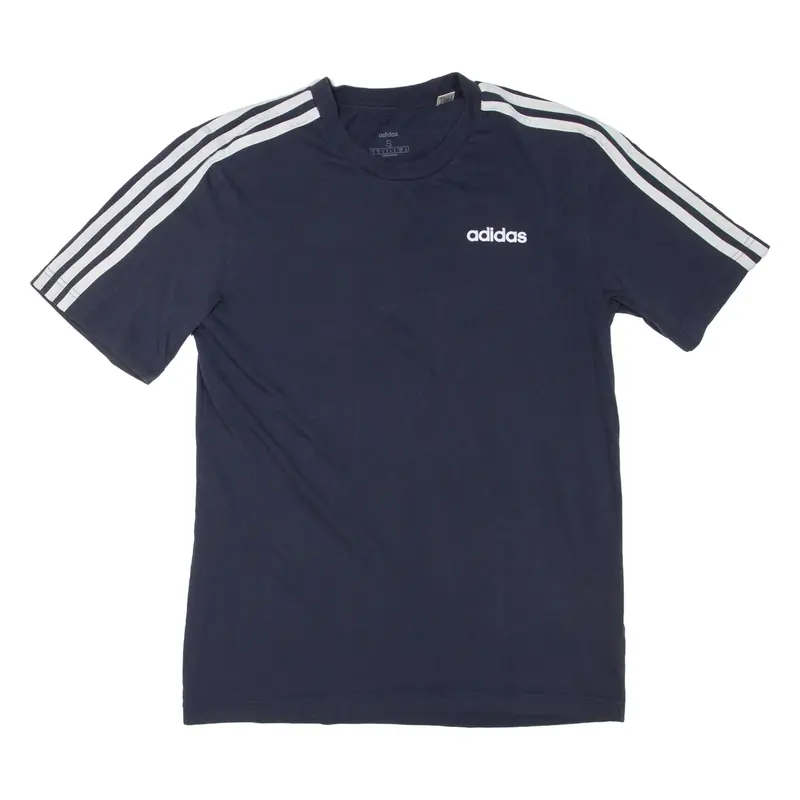 ADIDAS Mens T-Shirt Blue S