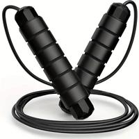 Weighted Speed Jump Rope, 1 Count Adjustable Skipping Rope with Memory Foam Handle, Adjustable Ropes, Fitness Exercise Traini...