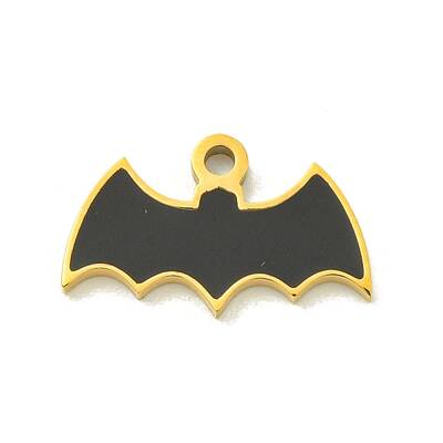 Halloween Theme Ion Plating(IP) 304 Stainless Steel Enamel Pendants