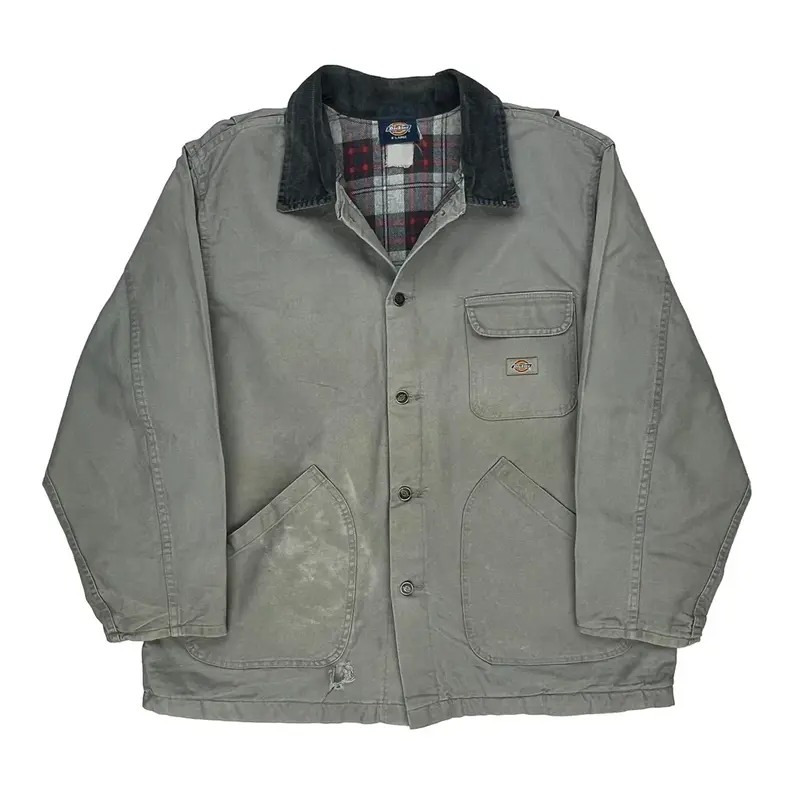 Dickies Jacket - XL Grey Cotton | Size: x-large