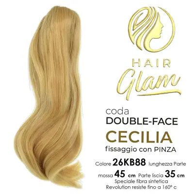 Coda Hair glam cecilia double face with fiber clip 26KB88 Revolution