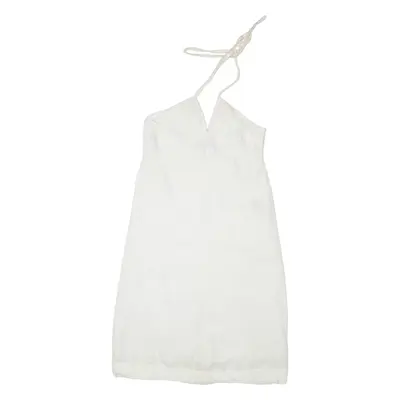 REISS Womens Shift Dress White Sleeveless Short M