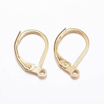 304 Stainless Steel Leverback Earring Findings