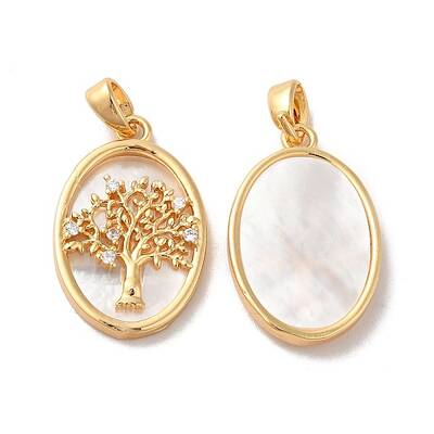 Brass Shell Pendants