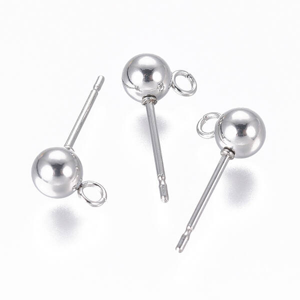 Non-Tarnish 304 Stainless Steel Ear Stud Components
