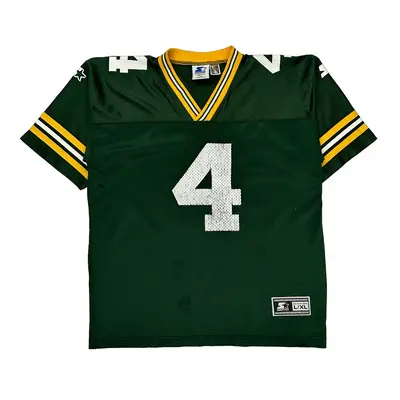 Made In Usa Green Bay Packers Starter Nfl Jersey - Large Green Nylon