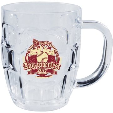 48 Customized 20 oz Dimple Beer Mug - USA Made & BPA Free