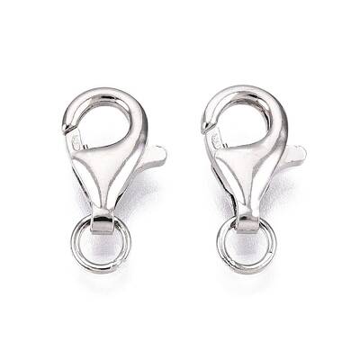 Anti-Tarnish 925 Sterling Silver Lobster Claw Clasps
