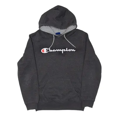 CHAMPION Hoodie Grey Pullover Mens S