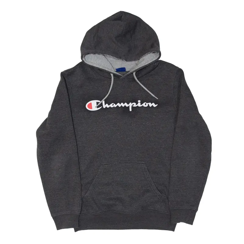 CHAMPION Hoodie Grey Pullover Mens S