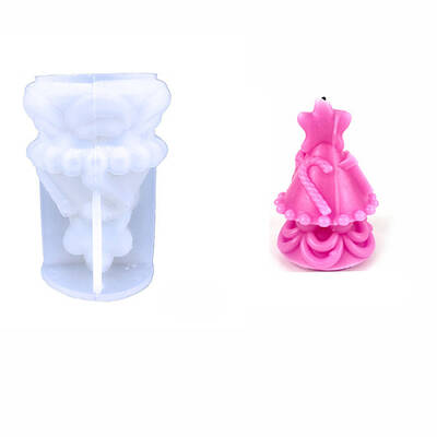 DIY Christmas Tree Food Grade Silicone Candle Molds