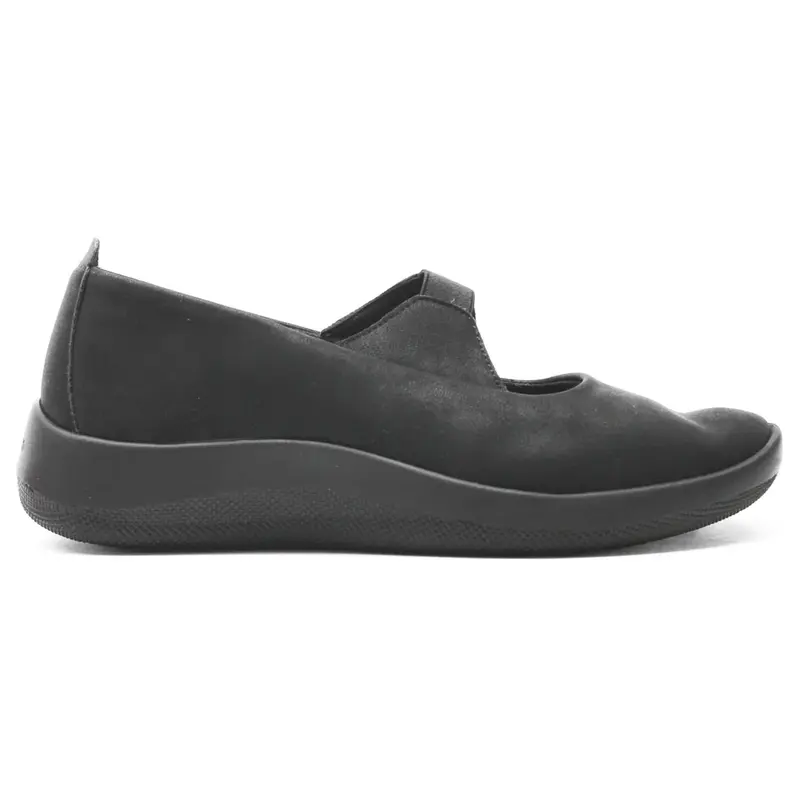Arcopedico Heina Leather Women's Slip On Shoes - Fal Coll Black - Size:US 9 Women