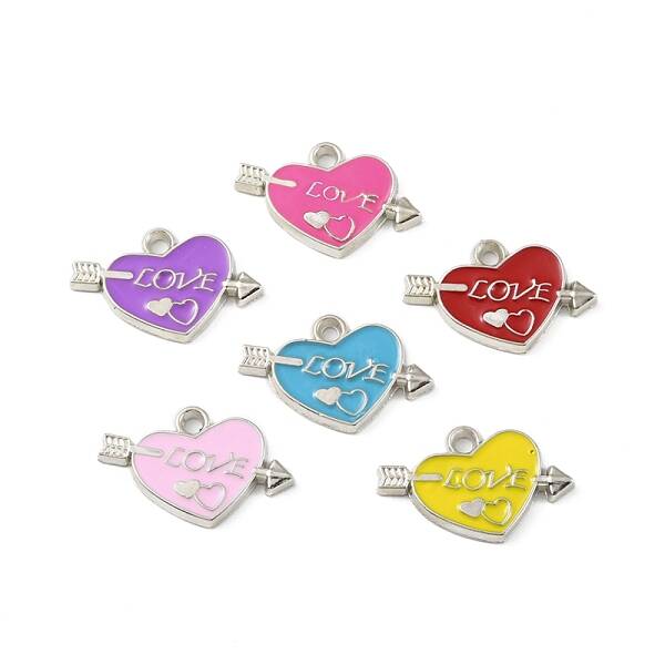 CCB Plastic Enamel Pendants