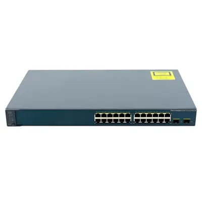 Cisco WS-C3560V2-24PS-E-RF | Catalyst 3560 Series C3560V2-24PS 24 x RJ-45 Ports PoE+ 10/100Base-TX + 2 x SFP Ports Layer 3 Ma...