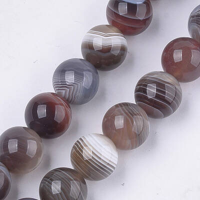 Natural Botswana Agate Beads Strands