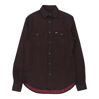 Armani Overshirt - XS Brown Cotton Blend